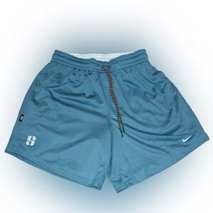 Women’s Dri-Fit Reversible Nike Teal Athletic Basketball Shorts Size Small